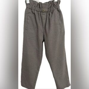 Zara girls plaid trousers. Preowned size 9